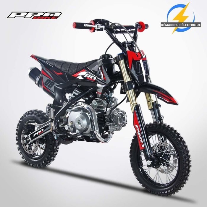 PROBIKE 50 SX 12/10 Moto de cross para niños - Roja - Edición 2025