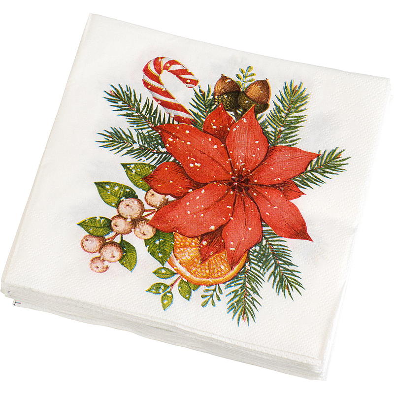 Vie Eco Servietter 20-pak 33x33 cm, julemotiv