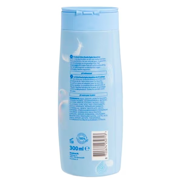 Kruidvat Hydra Sensitive кремасти гел за туширање<br>300ml - Нормална кожа