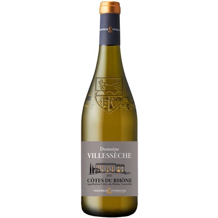 Domaine Villessèche 2024 Côtes du Rhône - Vino blanco del Valle del Ródano