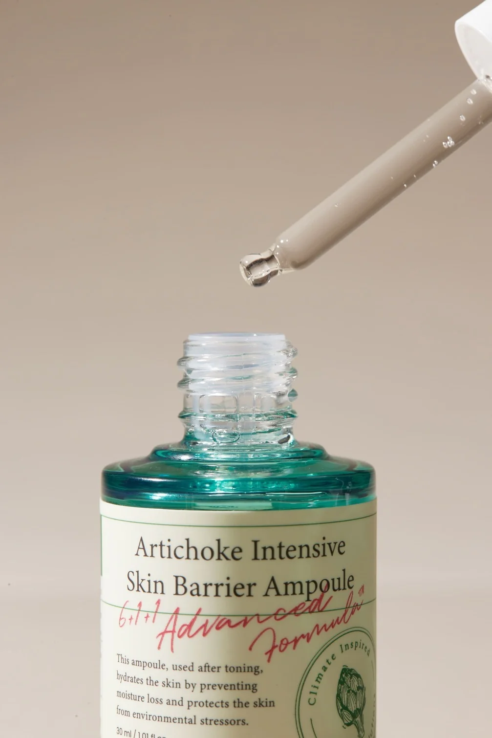6+1+1 Artichoke Intensive Skin Barrier Ampoule - Siero viso idratante, Siero viso  lenitivo, Trattamento Rigenerante