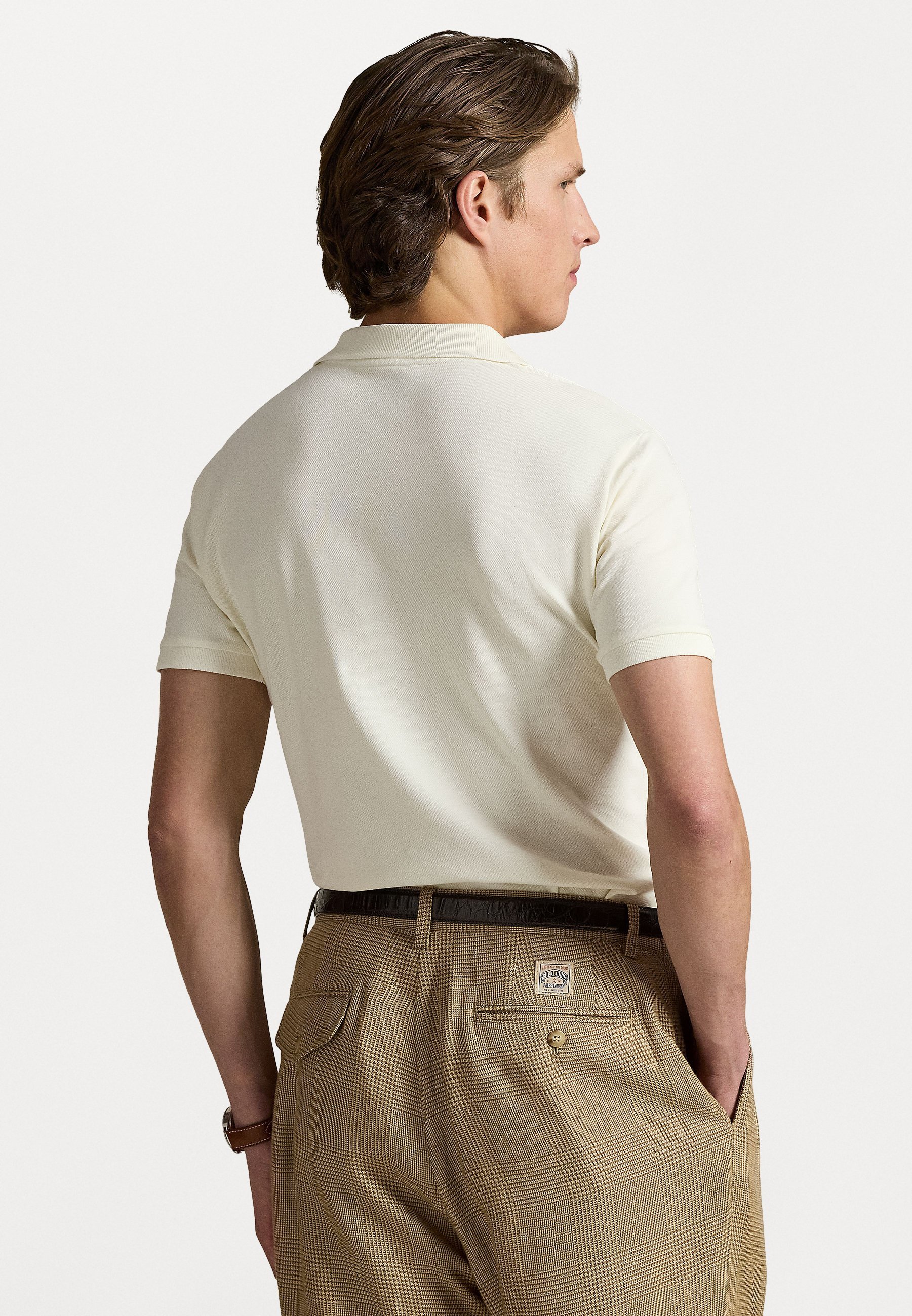 Polo Ralph Lauren CUSTOM SLIM FIT STRETCH - Polo - color crema chiaro