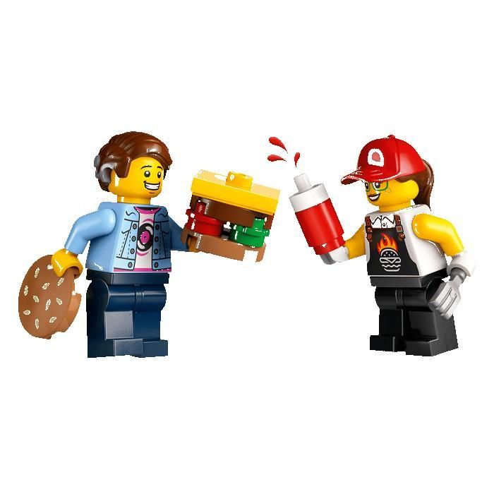 LEGO city 60404 Le food-truck de burgers Cadeaux Jouets Objets de collection 5+