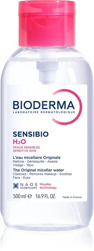 Bioderma Sensibio H2O micelárna voda pre citlivú pleť s dávkovačom