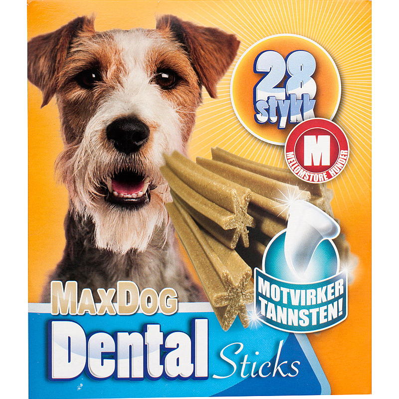 Cure-dents MaxDog M, 28 pièces, 720 g MaxDog