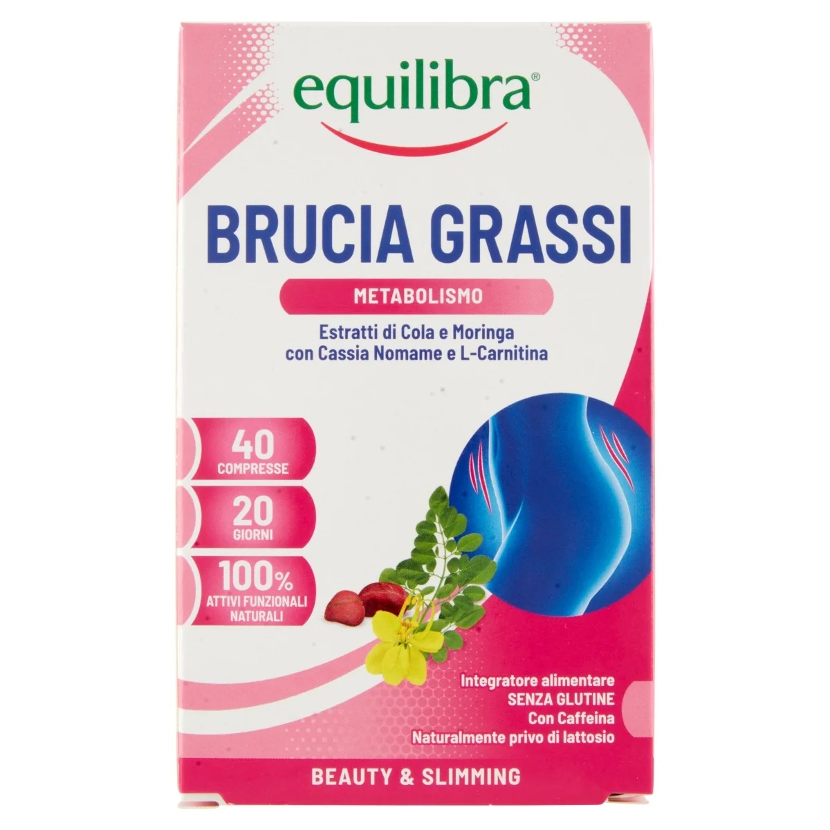 EQUILIBRA Equilibra Brûleur de graisse 40 capsules Complément alimentaire pour le contrôle du poids