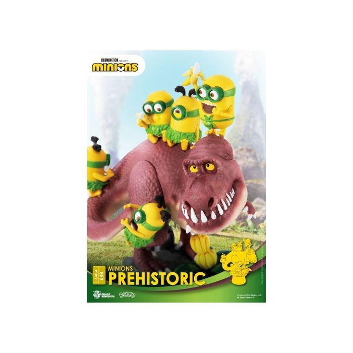 Minions-figuurtje - D-Stage Prehistorisch - PVC - 16 cm - Cartoon - Geschikt voor alle leeftijden