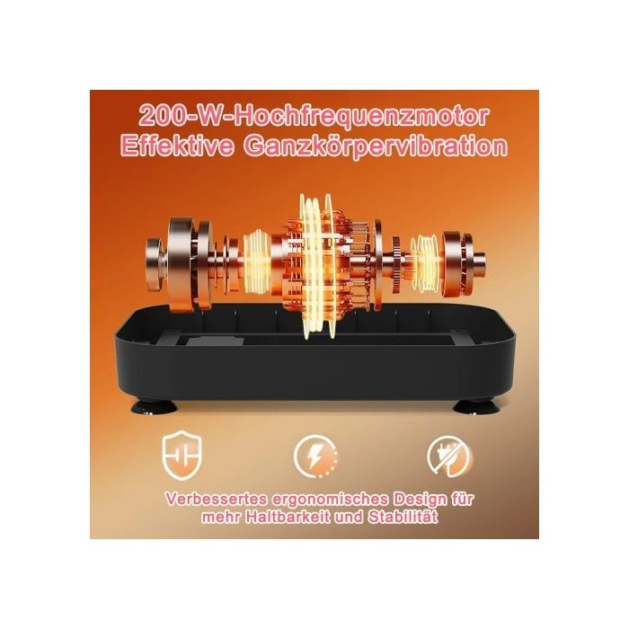 Plateforme Vibrante - BLOSSOM - Modèle avec Télécommande - 5 Programmes - 120 Niveaux - Bluetooth Intégré