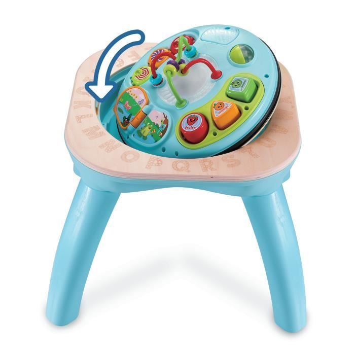 Table d'activités évolutive VTECH BABY - Nature - Jouet en bois certifié FSC® - 9 mois à 4 ans