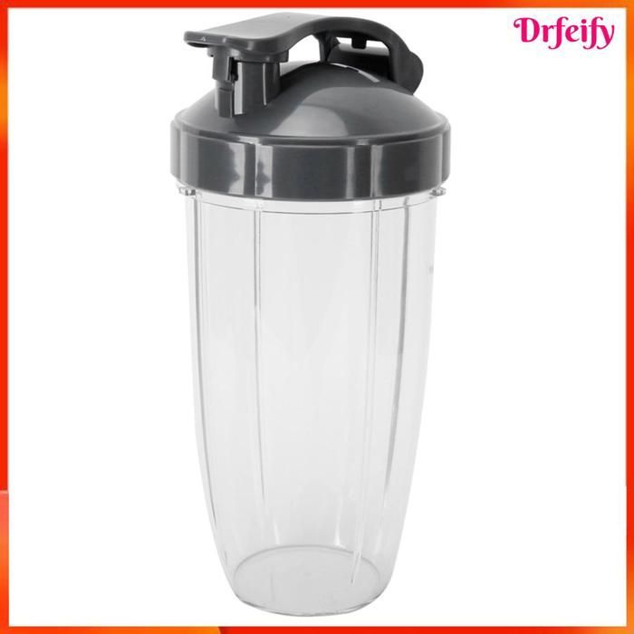 Blender accessory - AKOZON - Blender cup with stainless steel cross blade - Flip-top lid - Leak-proof seal - BPA-free ABS