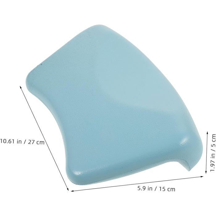 Almohada de baño ergonómica de PU suave para aliviar la fatiga, con cómodo soporte para la cabeza y el cuello, ideal para relajarse en un spa.