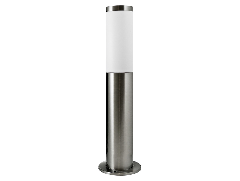 Słupek ogrodowy Livia 45 cm stalowy biało-srebrny
