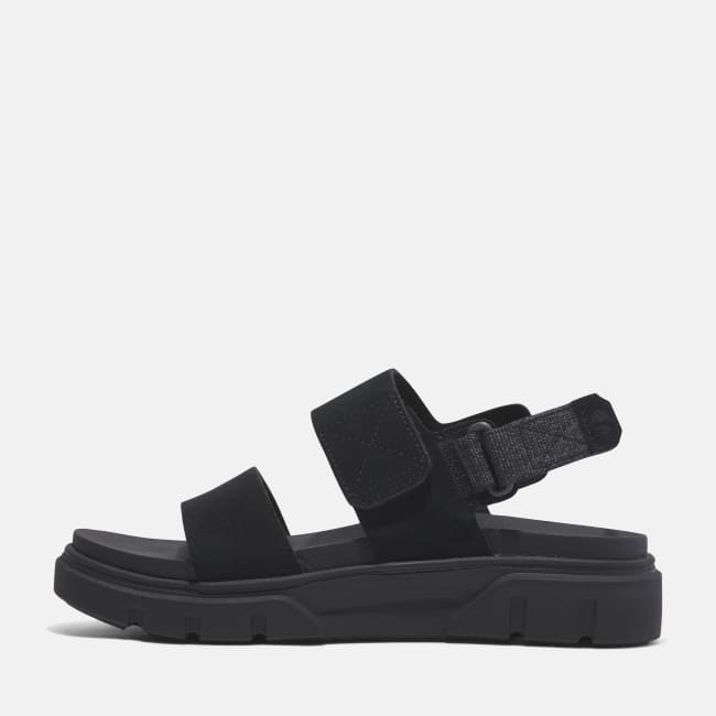Sandalo a Doppia Fascia Greyfield da Donna in                colore nero