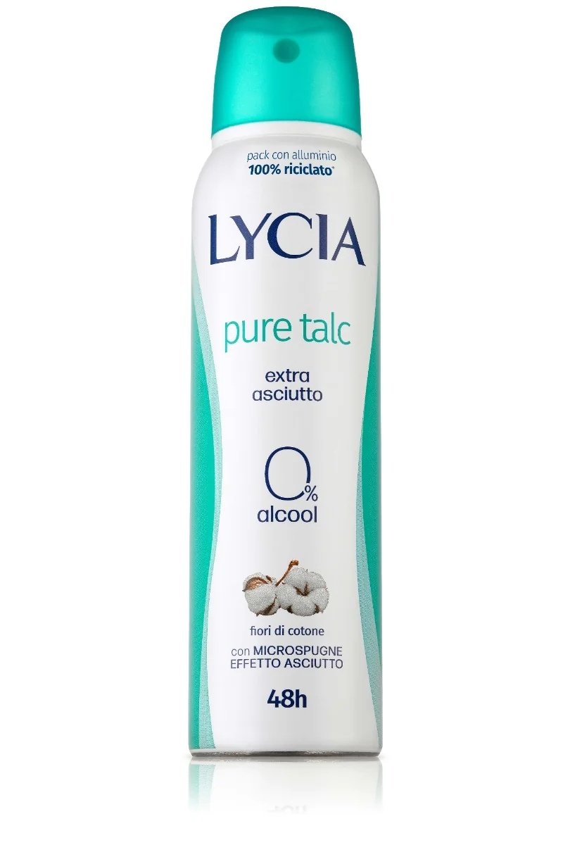 LYCIA Lycia Spray Gas Pure Talco 150 ml Desodorante extra seco