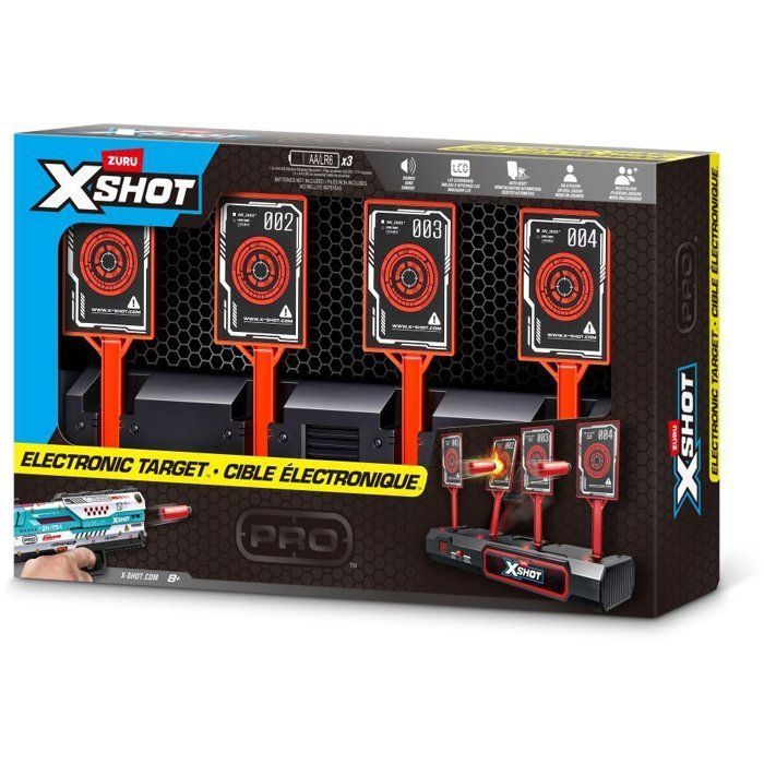 Pistola - ZURU XSHOT - Alvo Eletrônico