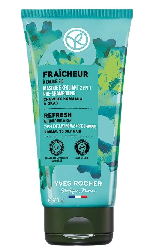 Yves Rocher Oczyszczająca maska peelingująca z algami BIO