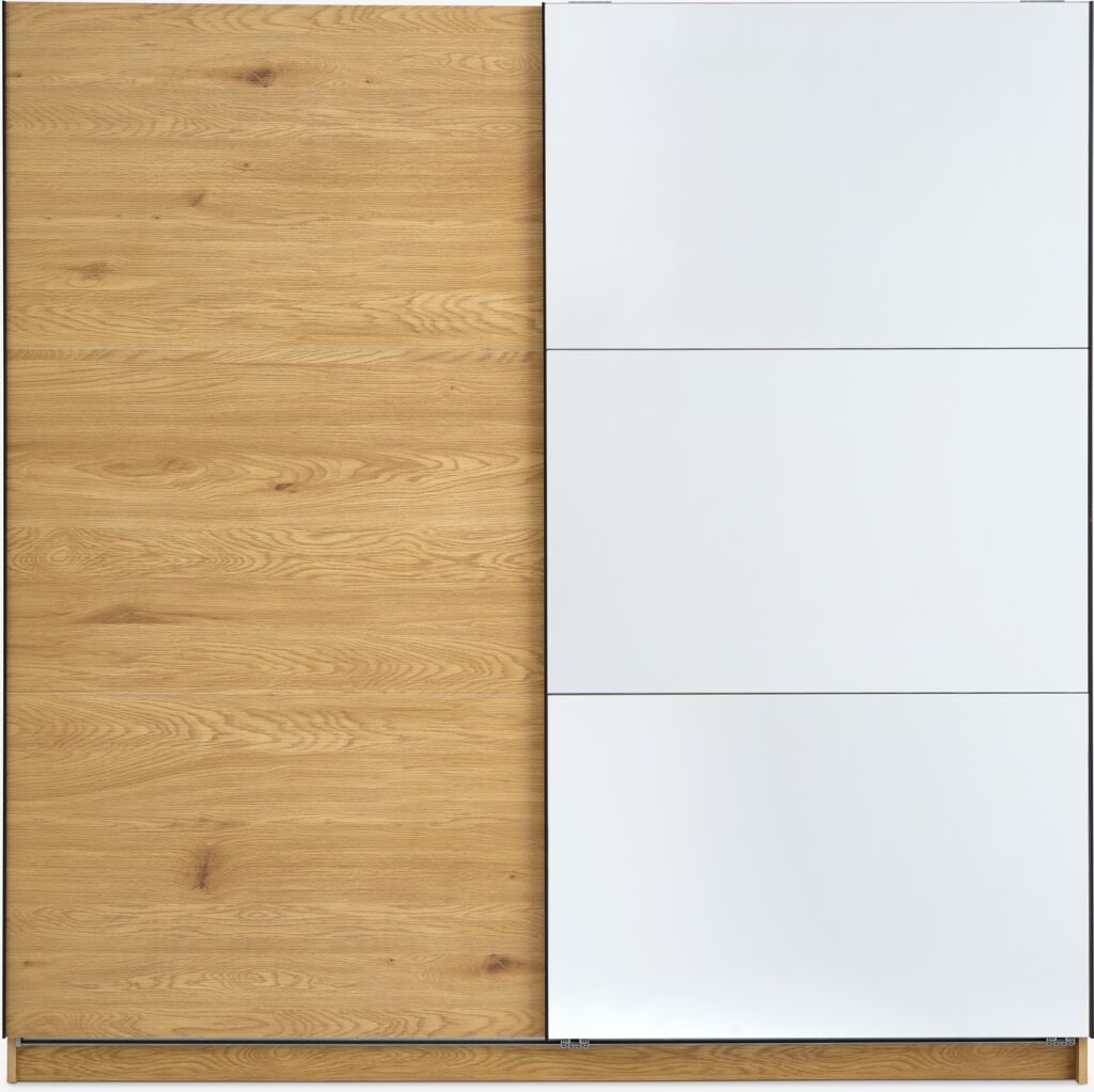 RABERG RABERG ormarić 200x200 s ogledalom, topla boja hrasta
