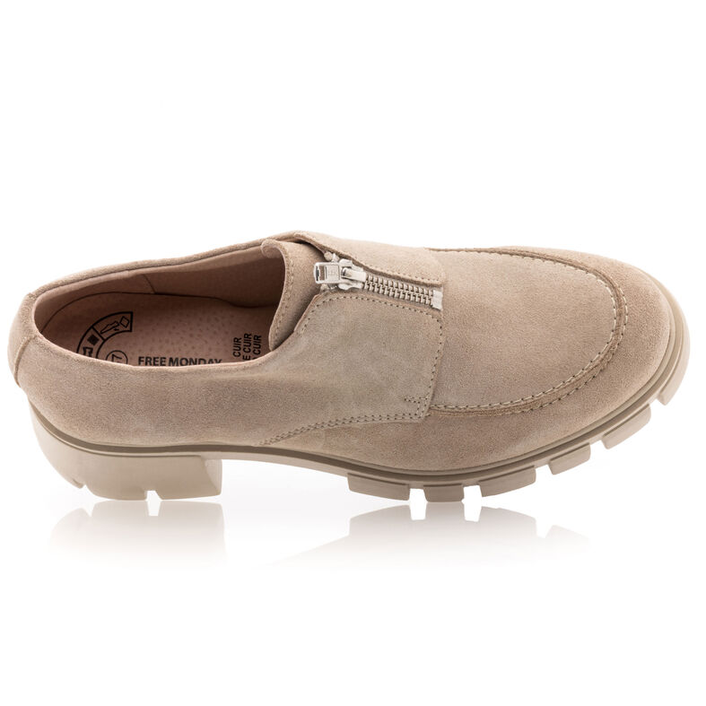 Beige Damen-Loafer/Bootsschuhe