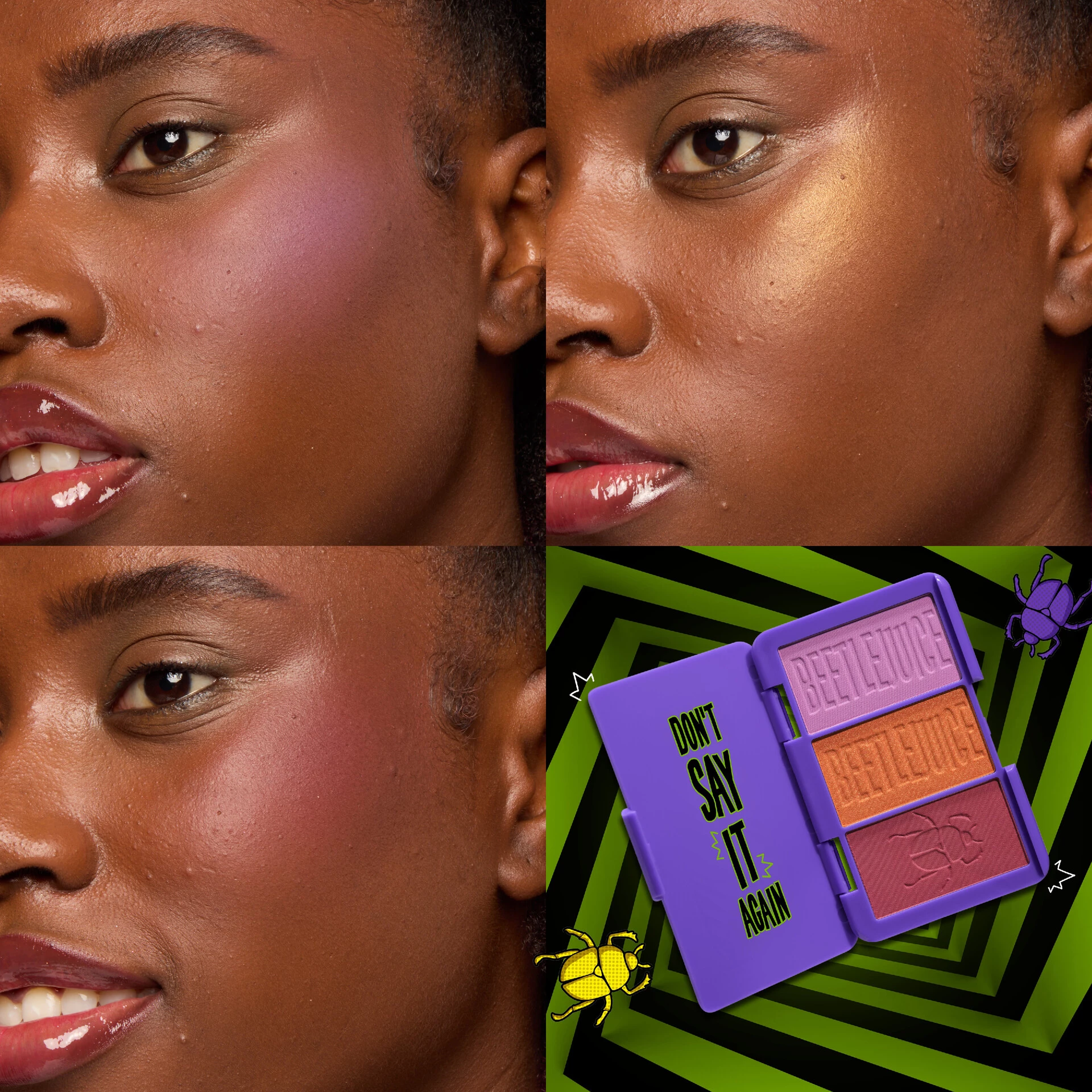 Paletă de machiaj pentru obraji Beetlejuice Afterlife Passport - NYX Professional Makeup