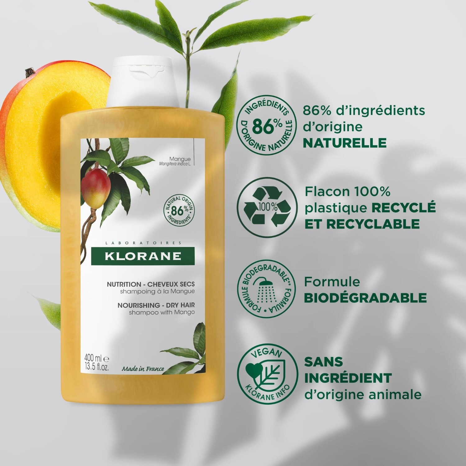 Klorane Shampoing Nutrition à la Mangue