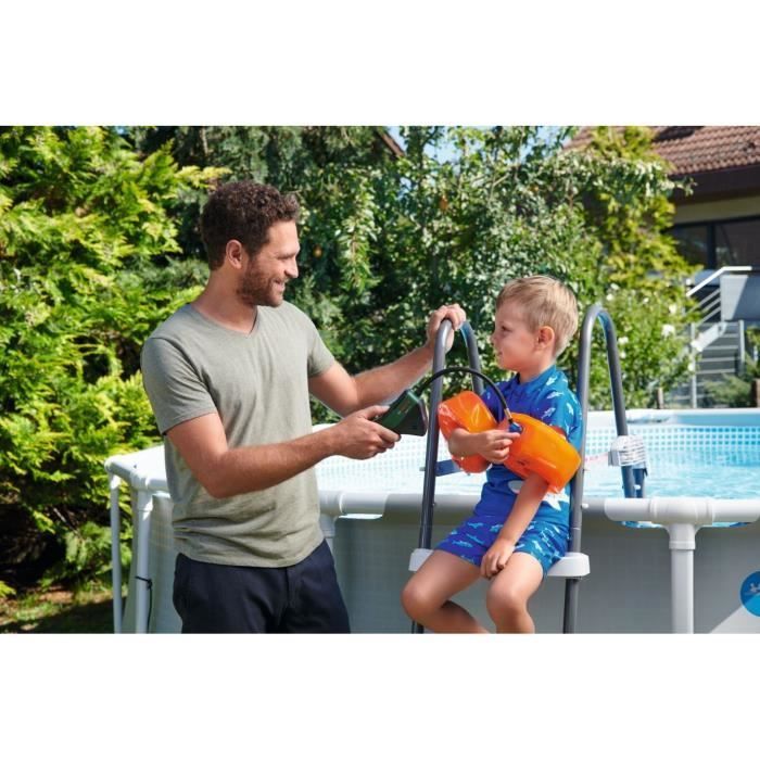 BOSCH Easypump 3.6V cordless air pump - tire inflator (bicycle, car, motorcycle) and balloon inflator with fabric bag 0603947000