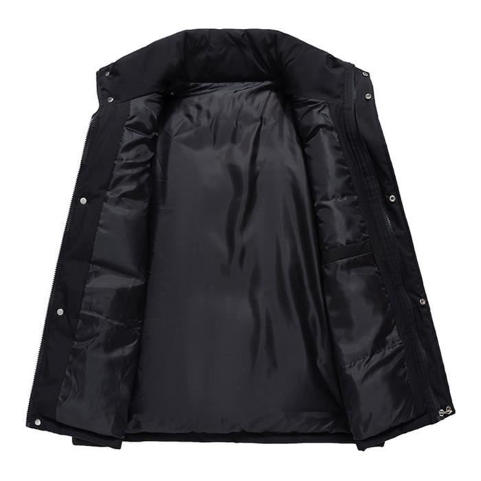 Doudoune Hommes grande taille de épaississant Fit Grande VêTements Masculin XH458 Gris