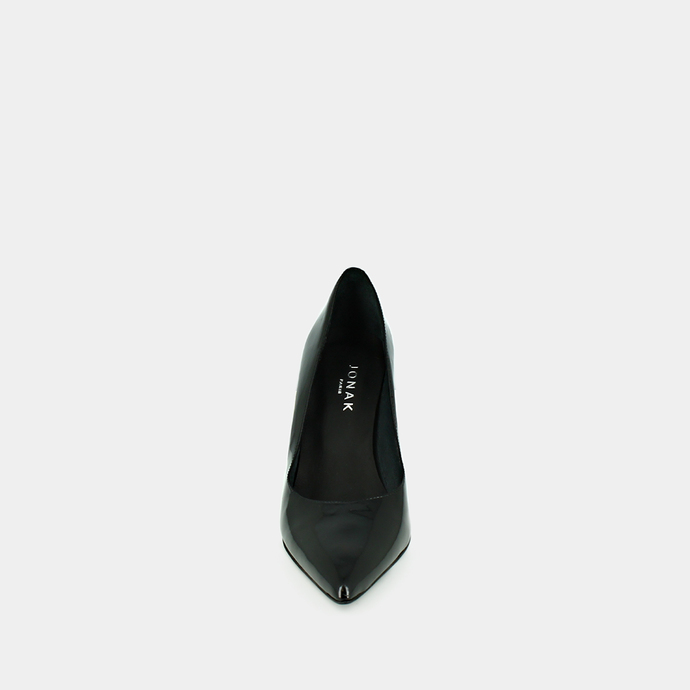 Escarpins à bouts pointus  en cuir vernis noir