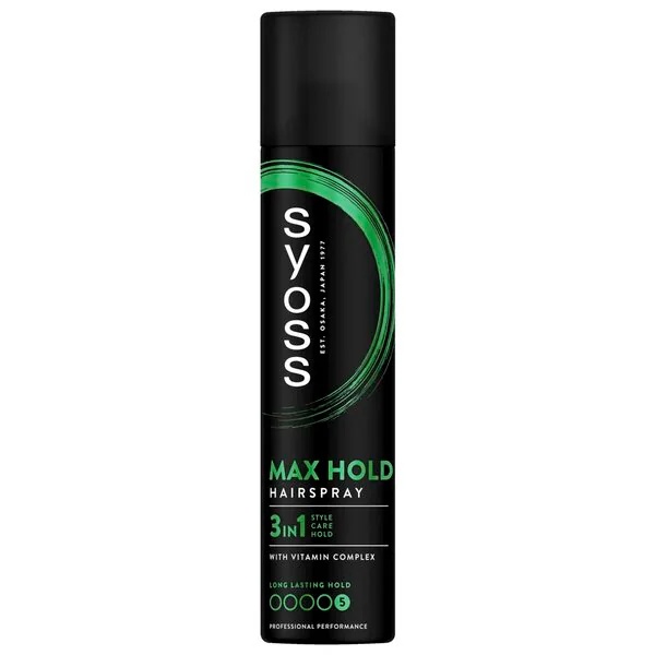 Lak na vlasy Syoss Hold 5 Max Hold 300ml