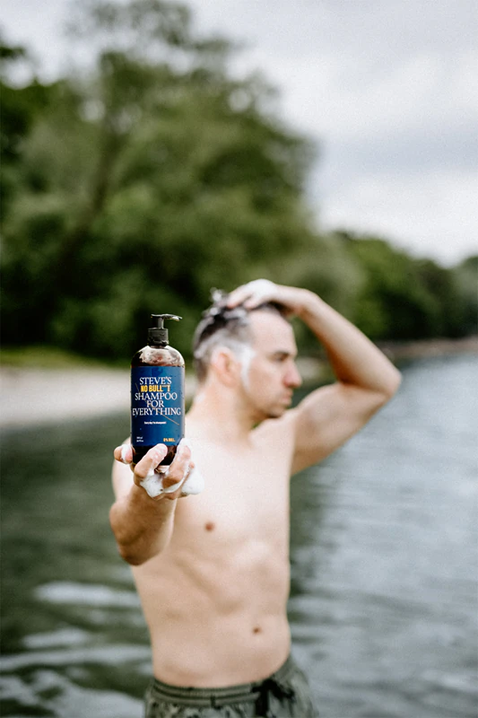 Steve's No Bull***t Shampoo voor alles: shampoo voor haar en baard.