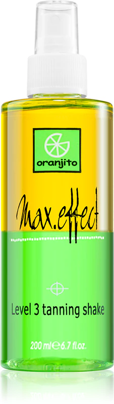 Oranjito Level 3 Shake tweefasige zelfbruiningsspray voor gebruik in de zonnebank
