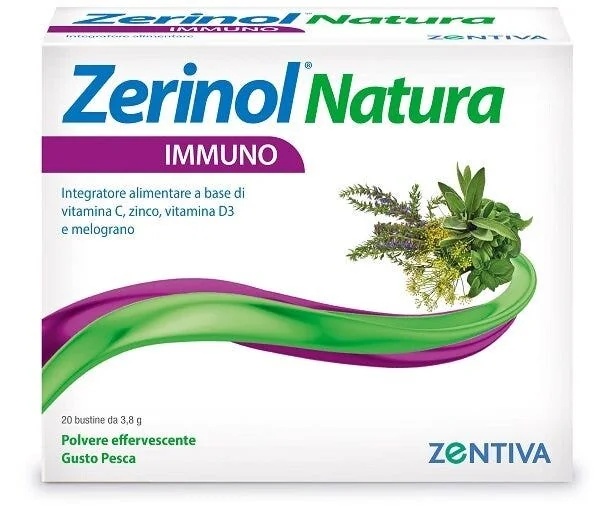 ZERINOL Zerinol Natura Immuno 20 sachets Fonction du système immunitaire