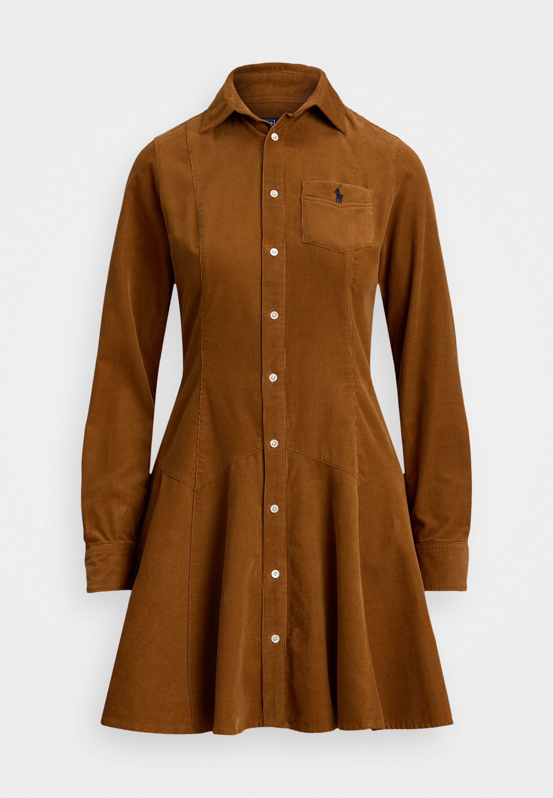 Polo Ralph Lauren COTTON CARDUROY A-LINE SHIRTDRESS - Kleit - tan