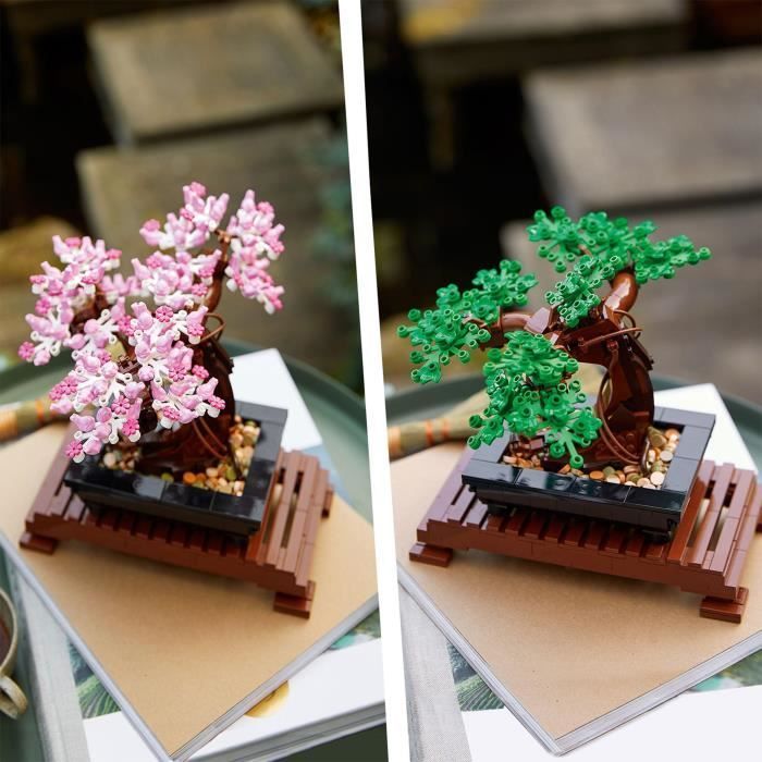 LEGO® Icons 10281 Bonsai, Byggeri, Dekorative Blomster, Bonsai-sæt, Planter og Træ, LEGO Botanisk Samling, til Voksne