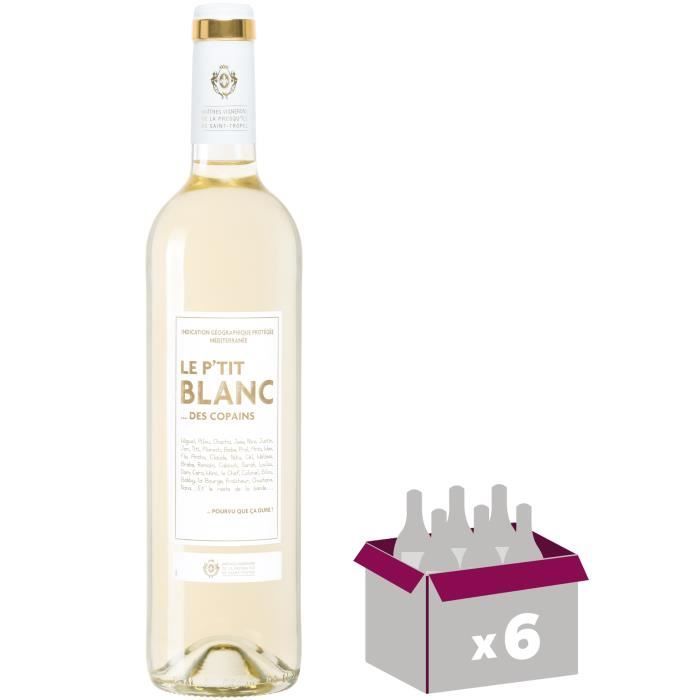 Le P'Tit Blanc Des Copains Méditerranée - Vino blanco de Provenza x6