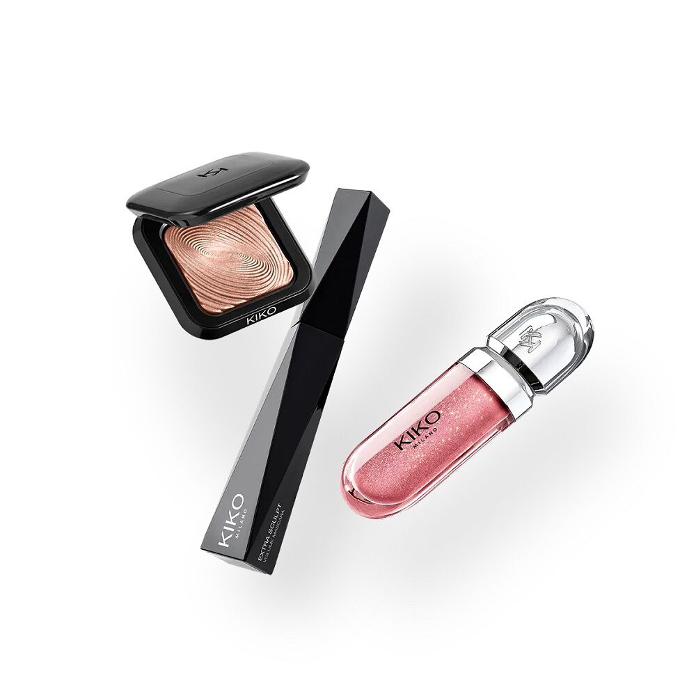 Coffret maquillage Kiko Milano Holiday Wonderlights - Look complet