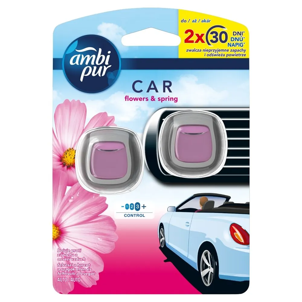 Ambi Pur Car Odświeżacz Samochodowy Flowers & Spring