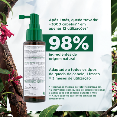 Klorane Kinin Hajhullás Elleni Szérum BIO Kinin Szérum Késlelteti a Hajhullást 100 ml 100 ml