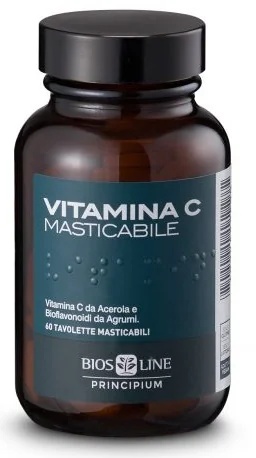 PRINCIPIUM BY BIOS LINE Principium Vitamin C dopolnilo 60 žvečljivih tablet