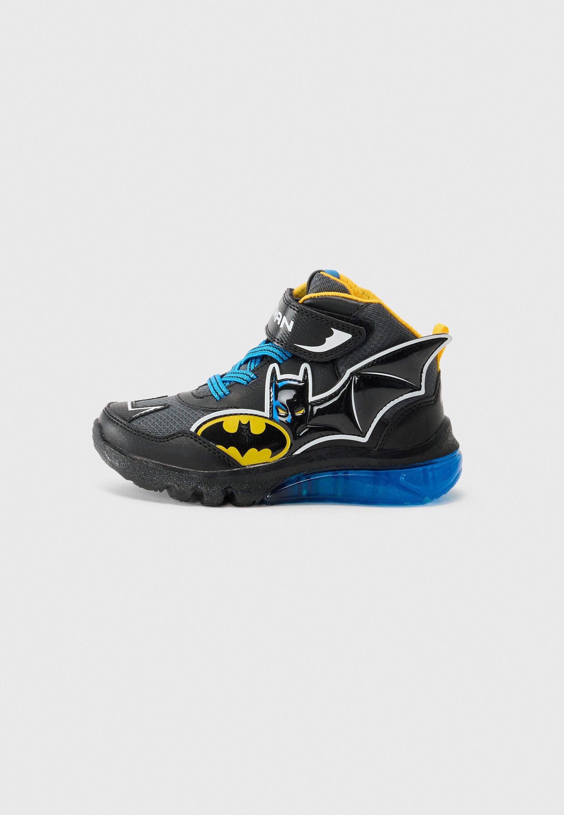 Geox BATMAN CIBERDON - Sneakers - zwart/geel