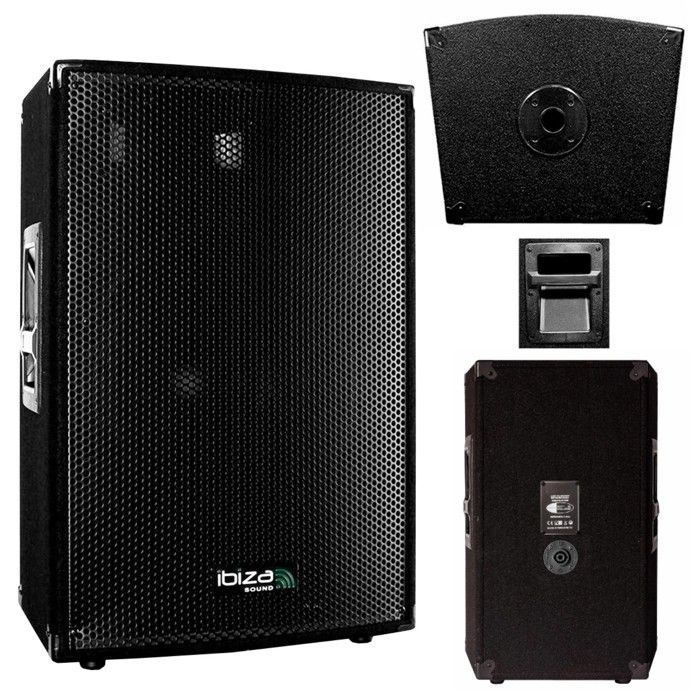 Total Ibiza Sound 2160W PA-järjestelmäpaketti: 2 x 3-tiekaiutinta (2 x 600W) - 2 x 480W tuuletettu vahvistin - Kaapelointi sisältyy - Ihanteellinen juhlatiloihin, klubeille ja häihin
