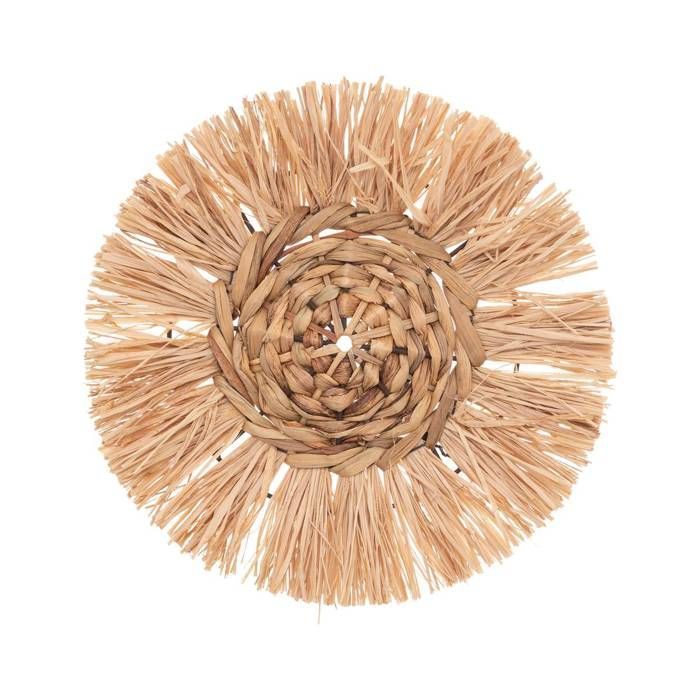 Set de 3 déco murales raphia D25/30/36cm - Atmosphera Créateur d'intérieur