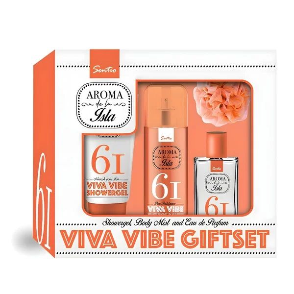 „Aroma de la Isla 61 Viva Vibe“ moteriškų kvepalų rinkinys Kvepalų rinkiniai moterims
