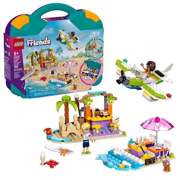 LEGO Friends 42672 La valise créative de plage Cadeaux Jouets Objets de collection 5+