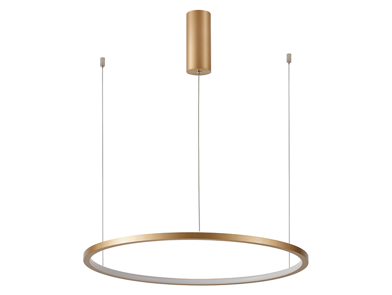 Lampa wisząca Vinola LED ze zmienną barwą światła złota