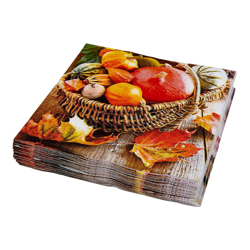 Tovaglioli Vie Eco, confezione da 20 pezzi, 33x33 cm, invernali