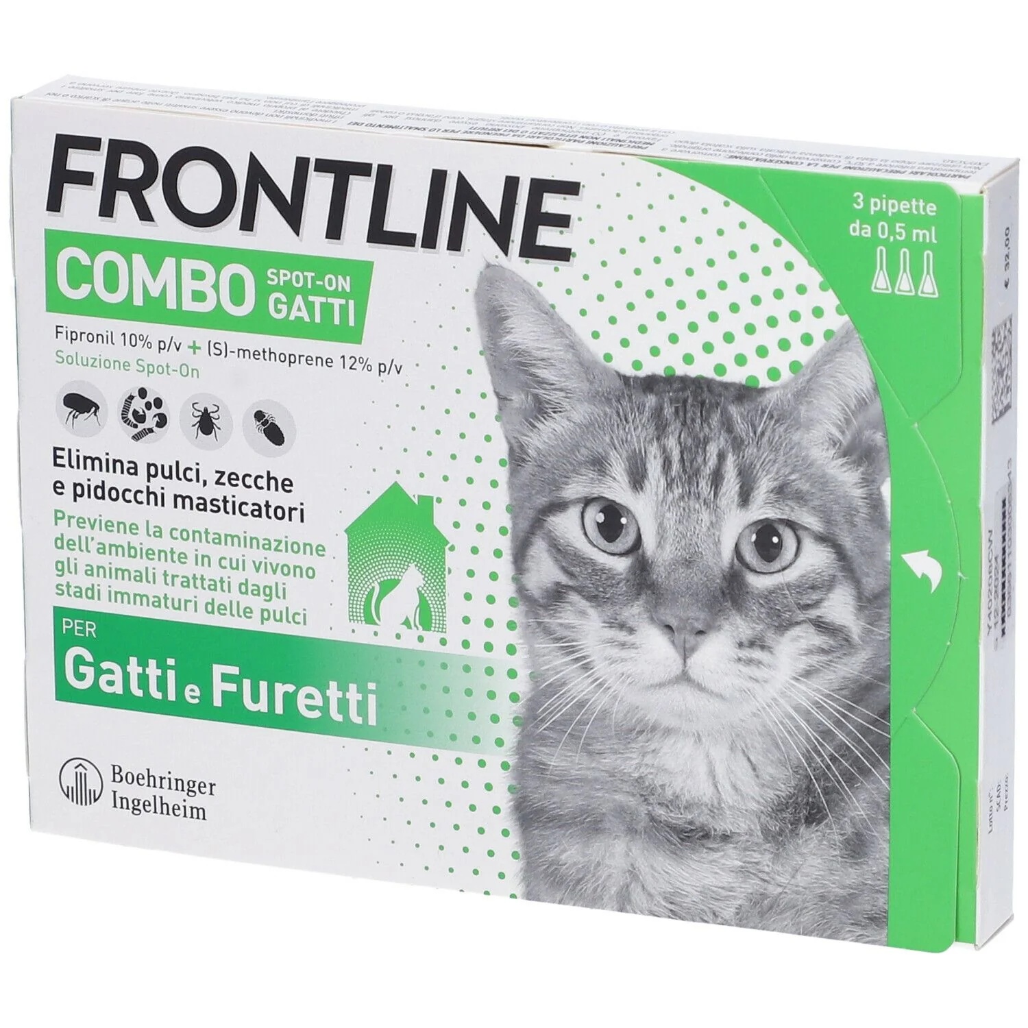 FRONTLINE Combo Frontline pour chats 3 x 0,50 ml