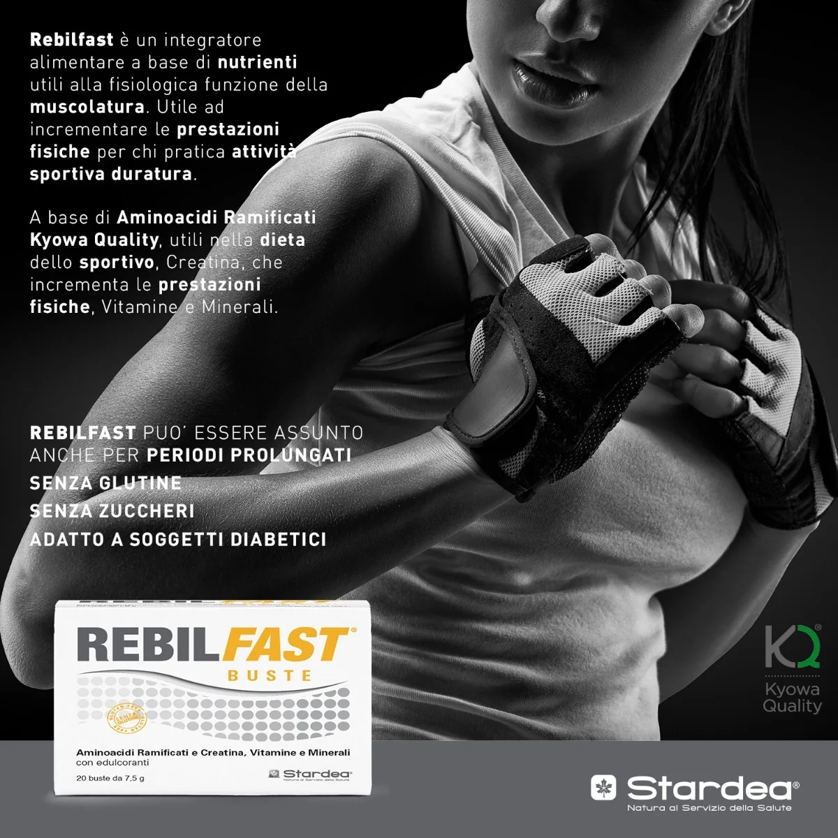 STARDEA Rebilfast 20 zakjes 7,5 g Voedingssupplement voor sporters