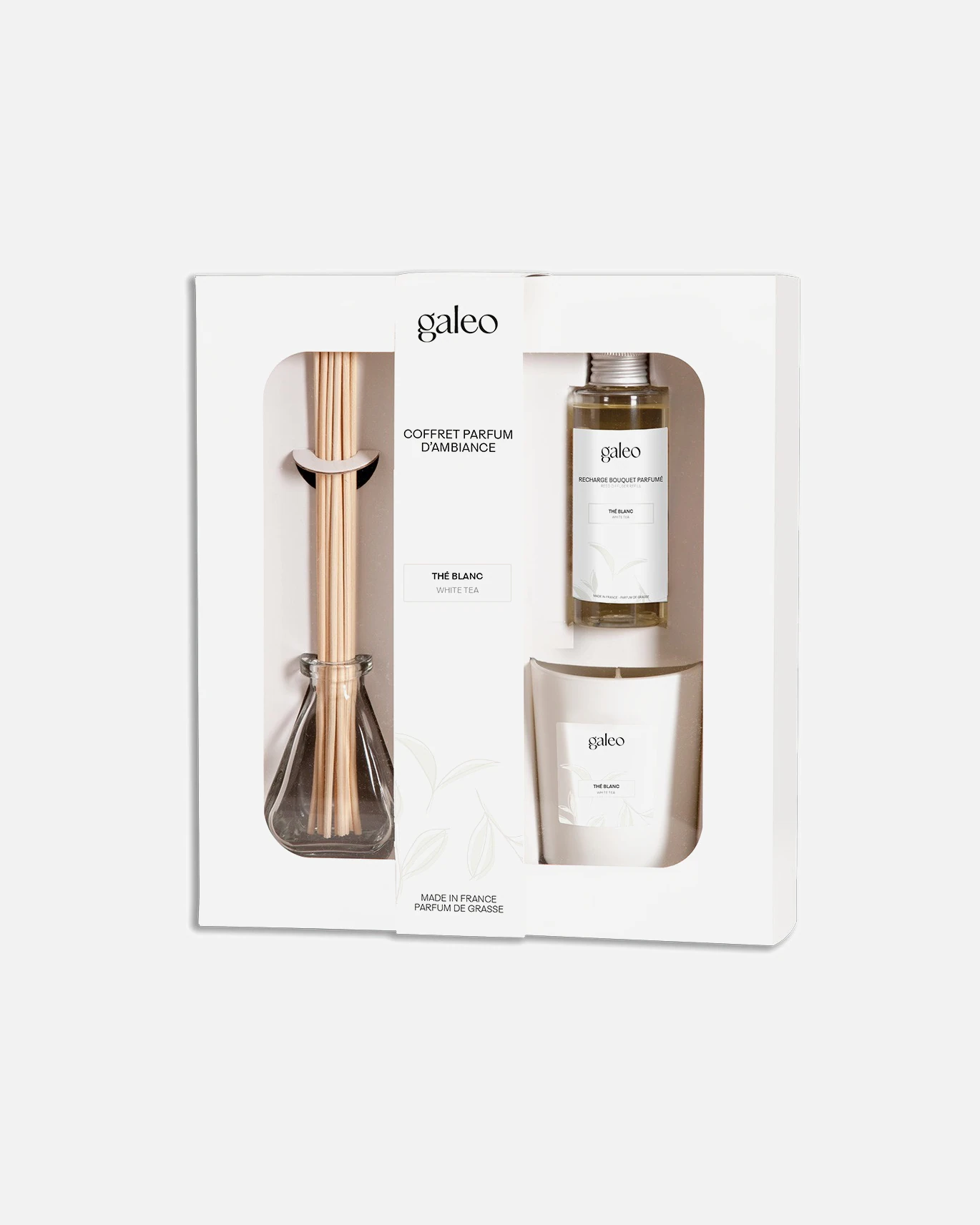 Galeo Coffret parfums d'ambiance thé blanc
