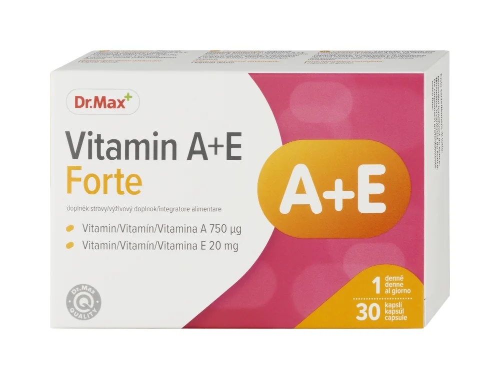 DR. MAX Dr. Max Vitamine A+E Forte 30 tabletten met vitamine A en vitamine E