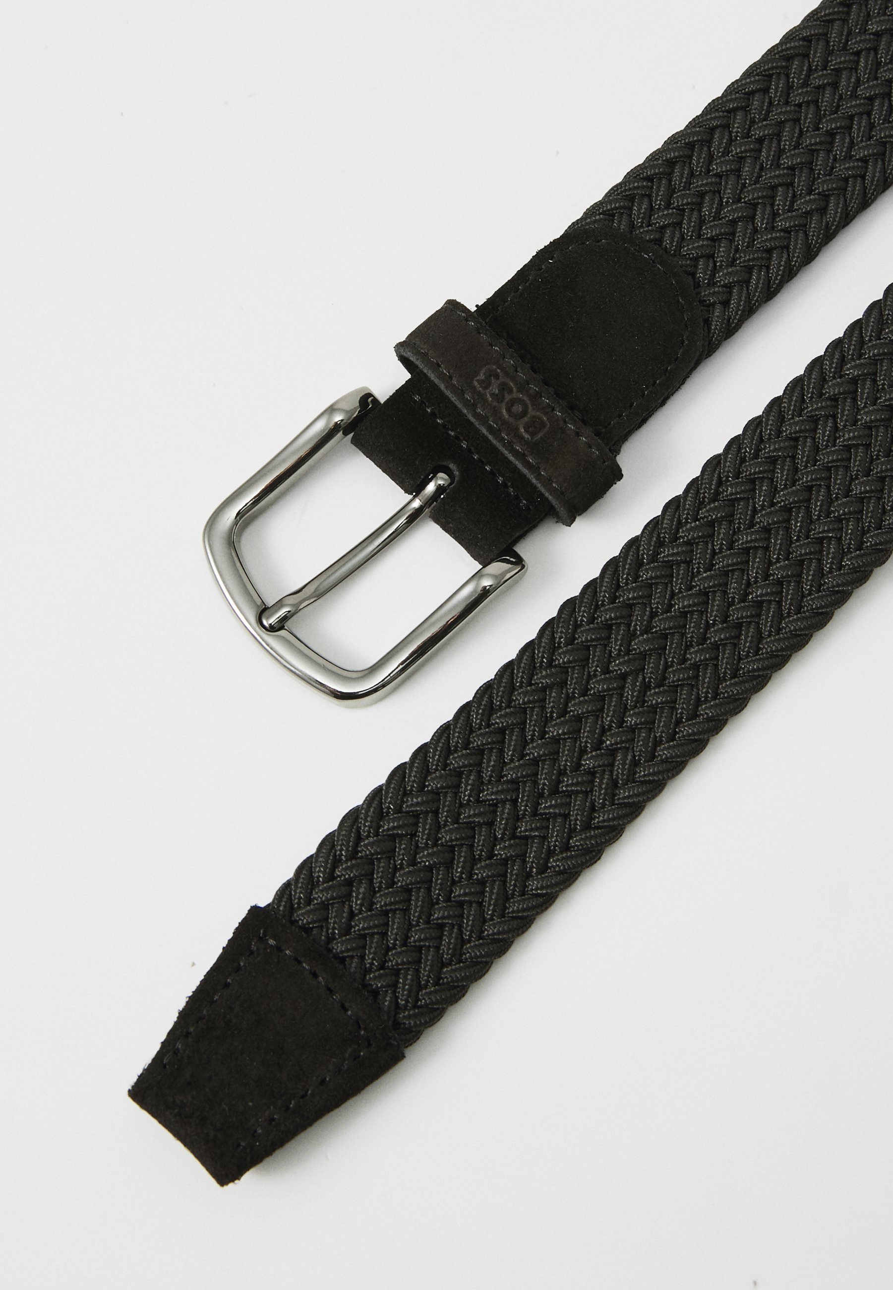 BOSS gevlochten riem - zwart